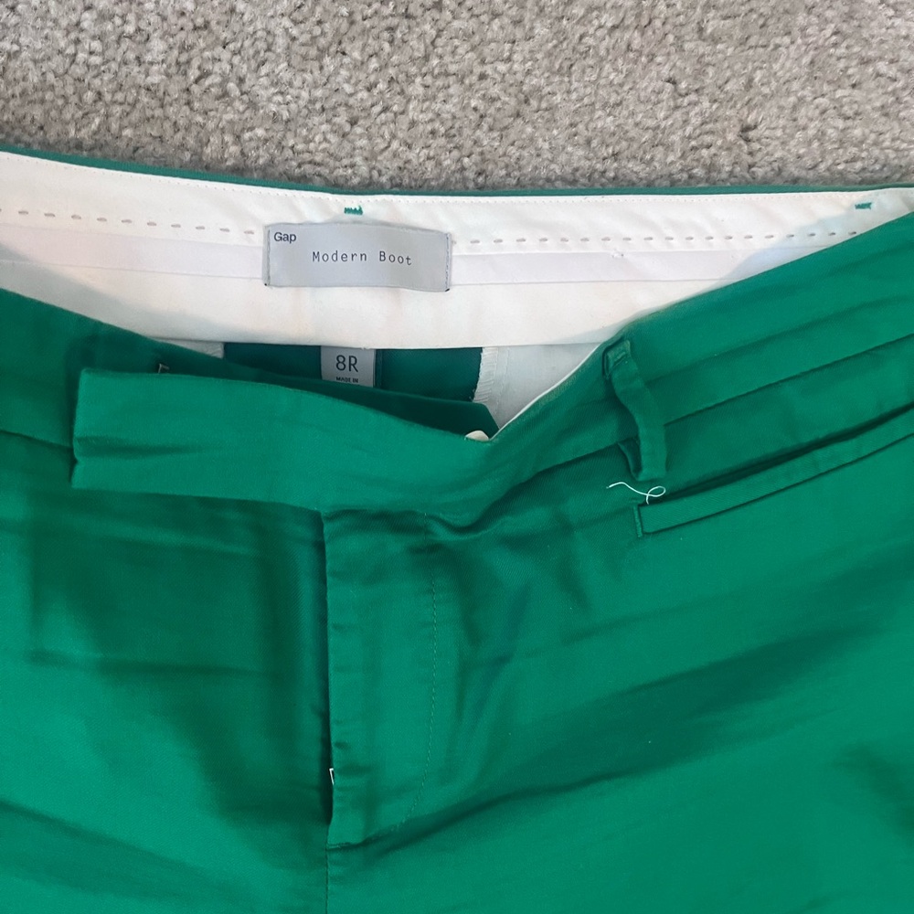 Gap Modern Boot Green Pants
